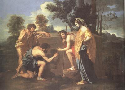 Nicolas Poussin The Arcadian Shepherds (nn03) oil painting picture